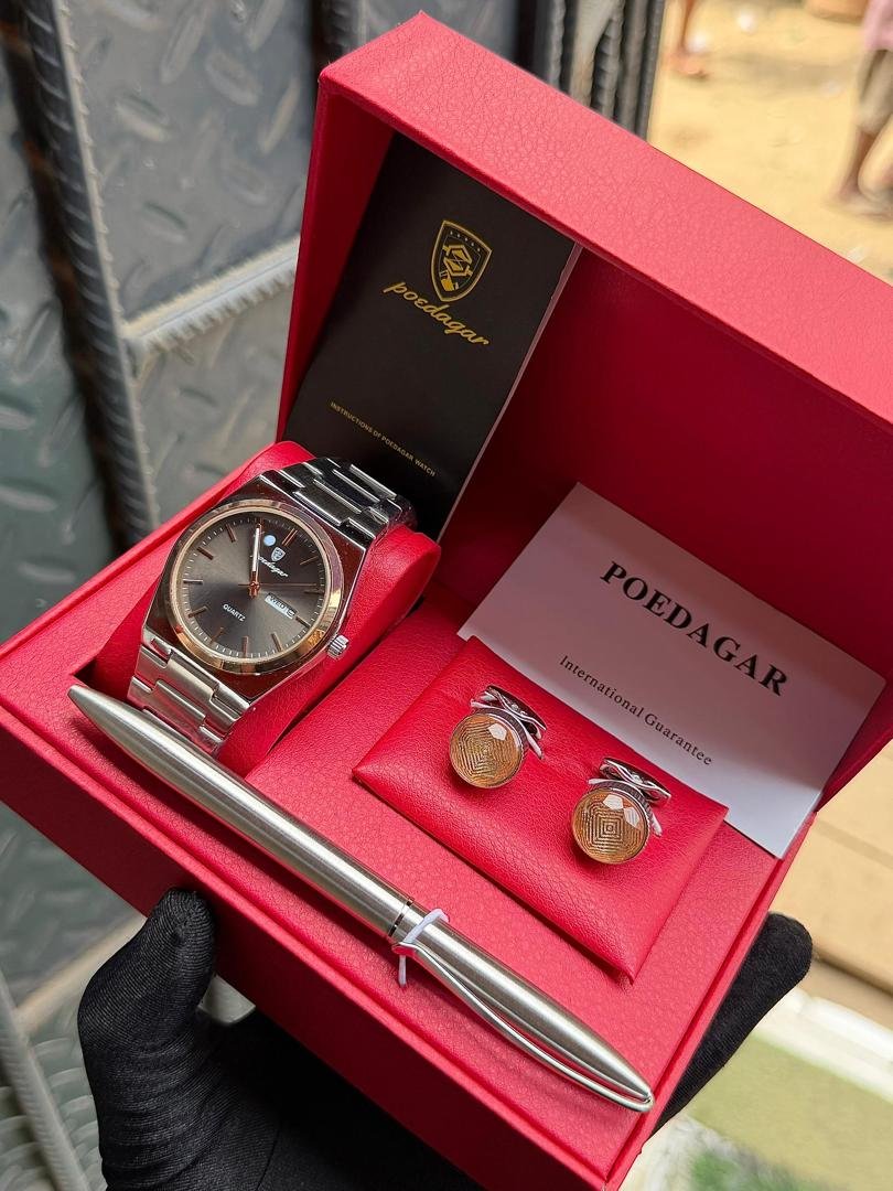 poedagar classic silver wristwatch poedagar classic silver wristwatch