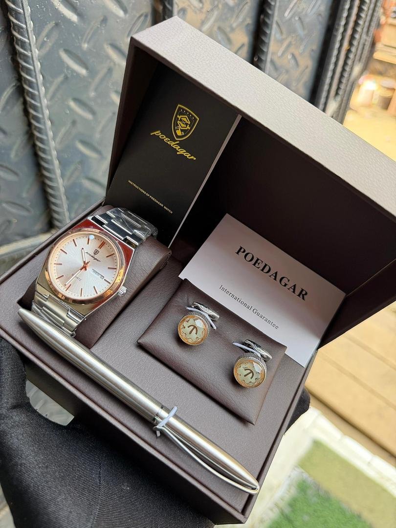 poedagar classic silver wristwatch poedagar classic silver wristwatch