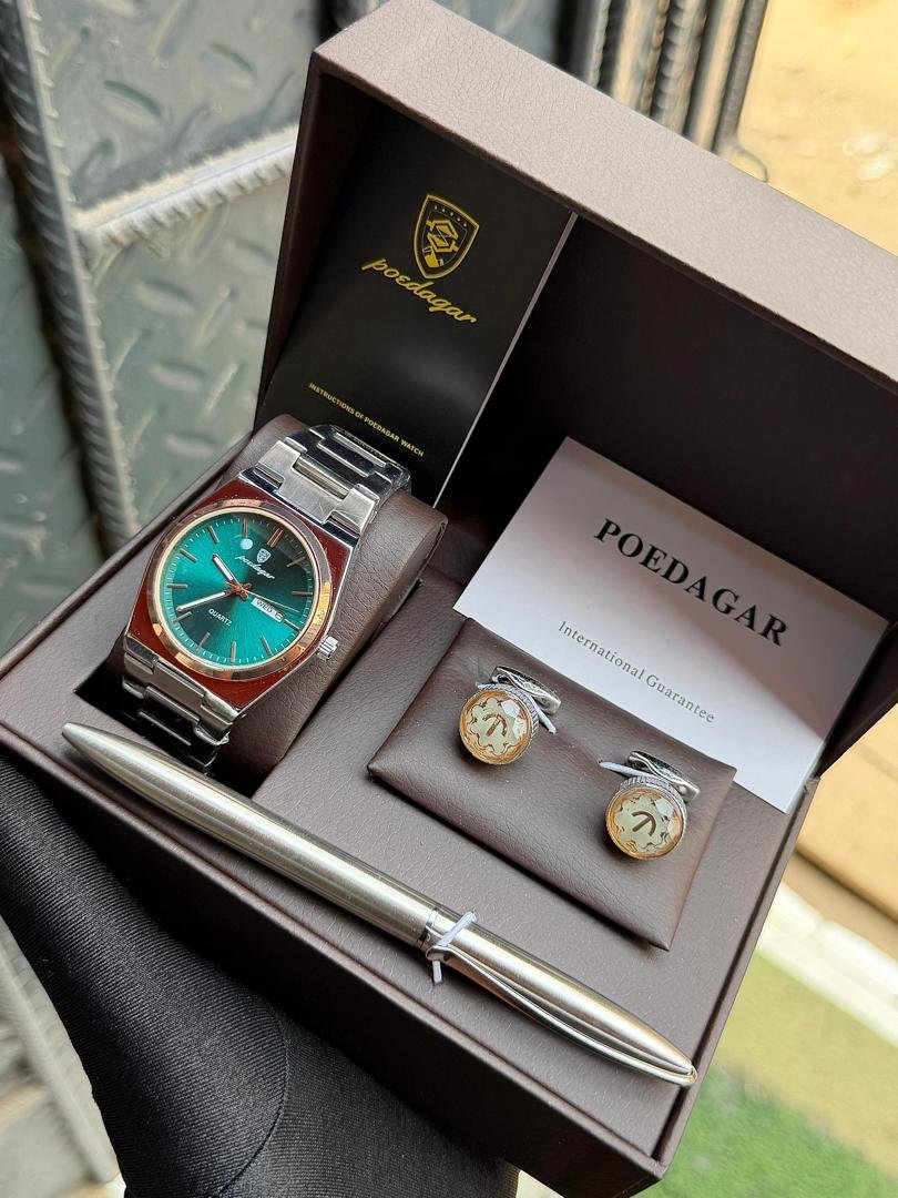 poedagar classic silver wristwatch poedagar classic silver wristwatch