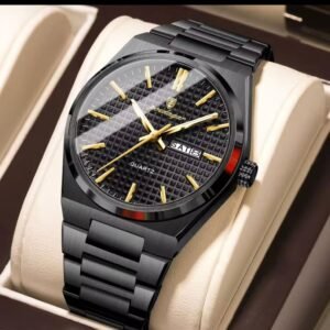 poedagar men's strong luminous sapphire watch